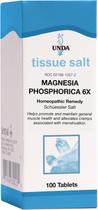 Sal tecidual UNDA Magnesia Phosphorica 6X 100 comprimidos Sal tecidual UNDA Magnesia Phosphorica 6X 100 comprimidos