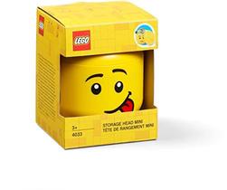 Sala Copenhague, Lego Storage Head - Solução de armazenamento empilhável, Suporta até 100 tijolos de construção - Mini, Silly