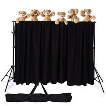 Sala de aula Puppet Stage Niyanghome com tripés, cortina e bolsa