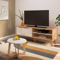 Sala de Estar Completa Rack com Mesa de Centro Lotus Jasmin