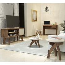 Sala de Estar Rack Frank, Mesa de Centro Jade, Mesa de Apoio Jade e Mesa para Notebook Cooler Sala de Estar Rack Frank, Mesa de Centro Jade, Mesa de Apoio Jade e Mesa para Notebook Cooler