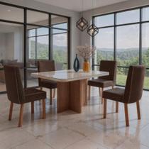 Sala de Jantar 120X80 Julie 4 Cadeiras Liz Bom Pastor Sala de Jantar 120X80 Julie 4 Cadeiras Liz Bom Pastor