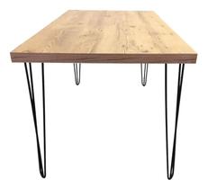 Sala de Jantar Mesa 1,20x0,90 mts Tampo MDF Até 6 Lugares