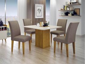 Sala De Jantar New Napoli 4 cadeiras Leifer Freijo Decor Cadeira Joli Camurca Sala De Jantar New Napoli 4 cadeiras Leifer Freijo Decor Cadeira Joli Camurca