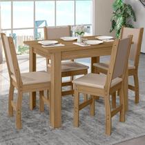 Sala de jantar poliman bellagio 4l cad clara / freijo uv