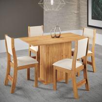 Sala de Jantar Primavera C/4 Cad Sol Mel/Bege