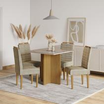 Sala De Jantar Robusta 90cm Com 4 Cadeiras Sala De Jantar Robusta 90cm Com 4 Cadeiras