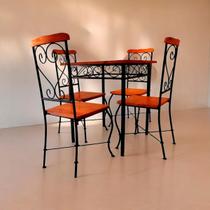 Sala Jantar Madeira Mesa 4 Lugares Bistrô