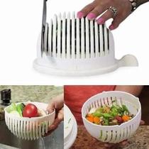 Salad Cutter Facilita Corta Pica Fatia Salada Em 60s