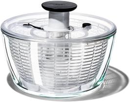 Salad Spinner OXO Good Grips Glass Large 5,9 L, lavável na máquina de lavar louça