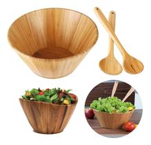 Saladeira Bamboo Conjunto Para Salada 3 Peças Luxo - Mor Saladeira Bamboo Conjunto Para Salada 3 Peças Luxo - Mor
