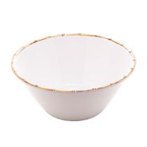 Saladeira Bowl 25cm Melamina Bowl Branco Bambu 28314