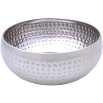 Saladeira Bowl Aço Inox Martelado 18Cm Centro De Mesa 1,8L Saladeira Bowl Aço Inox Martelado 18Cm Centro De Mesa 1,8L