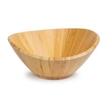 Saladeira Bowl de Bambu 30 cm Tigela para salada Mori