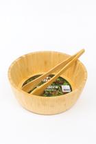 Saladeira Bowl de Bambu com Pegador Bambu
