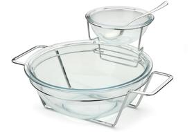 Saladeira com molheira e colher 3L - Forma