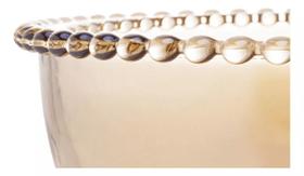 Saladeira Cristal Pearl Âmbar 21x12cm