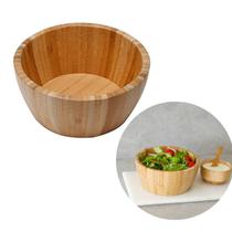 Saladeira de bambu fruteira bowl de bambu 24 cm