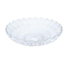 Saladeira de vidro em relevo 31cm Saladeira de vidro em relevo 31cm