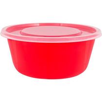 Saladeira em Plástico com Tampa 4,6 l Zeek Linha POP