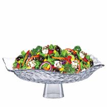 Saladeira em Vidro com Pé Para Saladeira e Fruteira Gourmet - Ruvolo