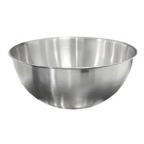 Saladeira Escovada Bowl Tigela de Aço Inox para Servir Saladas Preparo de Alimentos 26cm - KeHome