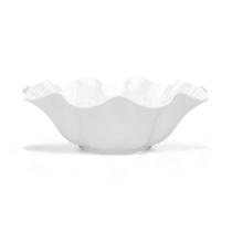 Saladeira Flower 2,4 Litros 28 cm Melamina Haus - Branco
