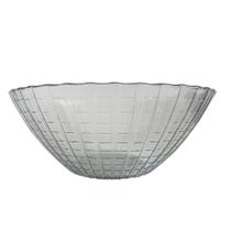 Saladeira Fruteira Bowl Vidro Transparente Firenze Grande Saladeira Fruteira Bowl Vidro Transparente Firenze Grande