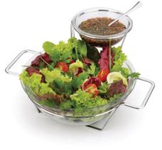 Saladeira Gourmet Com Dois Potes De Vidro Para Molho Massas Multiuso Servir Caldo Sopa Queijo Ralado Saladeira Gourmet Com Dois Potes De Vidro Para Molho Massas Multiuso Servir Caldo Sopa Queijo Ralado