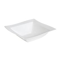 Saladeira Moove Quadrada 2L Branca em Policarbonato Linha Profissional Cook VEM Saladeira Moove Quadrada 2L Branca em Policarbonato Linha Profissional Cook VEM
