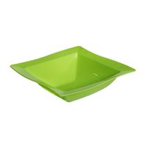 Saladeira Moove Quadrada 2L Verde em Polipropileno Linha Tropical VEM