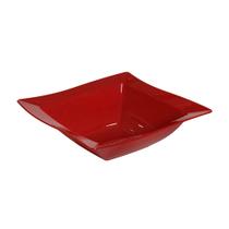 Saladeira Moove Quadrada 2L Vermelha em Policarbonato Linha Profissional Cook VEM Saladeira Moove Quadrada 2L Vermelha em Policarbonato Linha Profissional Cook VEM