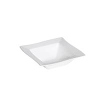 Saladeira Moove Quadrada 800ml Branca em Policarbonato Linha Profissional Cook VEM Saladeira Moove Quadrada 800ml Branca em Policarbonato Linha Profissional Cook VEM