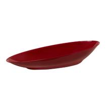 Saladeira Oval 60cm Vermelha em Policarbonato Linha Profissional Cook VEM