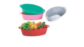 Saladeira Oval em Plástico Cores Sortidas 1,5L ( 44376 )