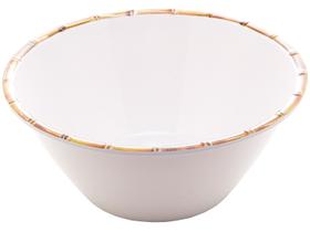 Saladeira Oval Wolff Mesa Bambu Branco