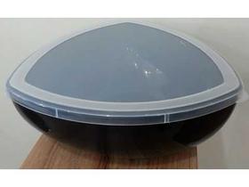 Saladeira Plus Com Tampa 7 Litros Preta Uz Saladeira Plus Com Tampa 7 Litros Preta Uz
