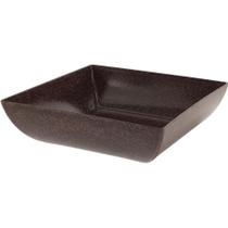 Saladeira Quadrada 1400ml em Material Sustentável - Evo - IMBUIA