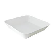Saladeira Quadrada Branca em Melamina 25cm Bestfer Saladeira Quadrada Branca em Melamina 25cm Bestfer