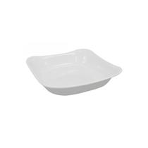 Saladeira Quadrada em Melamina 23,5cm Branca - Bestfer