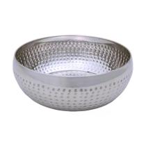 Saladeira Tigela Bowl Inox Martelado 18Cm 1350Ml