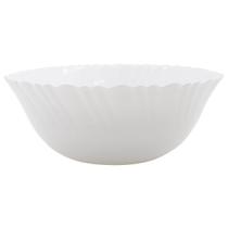 Saladeira Tigela Branca 1 Litro De Vidro 20,5cm