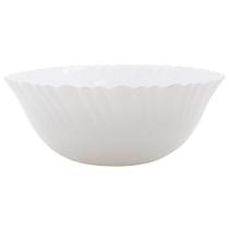 Saladeira Tigela Branca 1 Litro De Vidro 20,5cm Saladeira Tigela Branca 1 Litro De Vidro 20,5cm