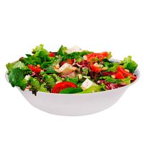 Saladeira Tigela em Melamina Redonda Branca 25cm 3010SCOR - Sakes