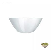 Saladeira Tigela Redonda Saladas Cereais Bowl Frutas Vidro Opaline Branco 840ml Molhos Saladeira Tigela Redonda Saladas Cereais Bowl Frutas Vidro Opaline Branco 840ml Molhos