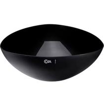 Saladeira Triangular 5L Grande Essential 31cm Preto Pipoca Salada Frutas Coza