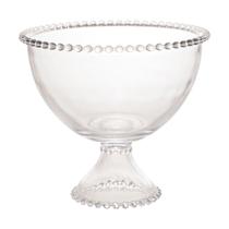 Saladeira Wolff Pearl de Cristal Incolor 21cm x 19cm