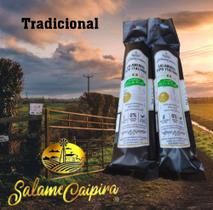 Salame Artesanal Tipo Italiano Defumado Tradicional - Salame Caipira