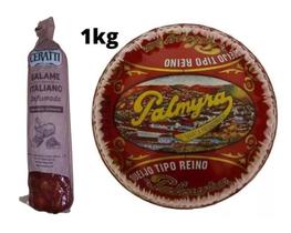 Salame Ceratti Italiano Defumado + 1 Palmyra Lata Antiga