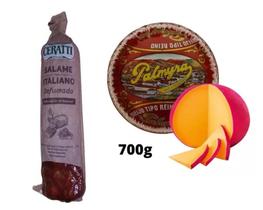 Salame Ceratti Italiano Defumado + 1 Palmyra Lata Antiga